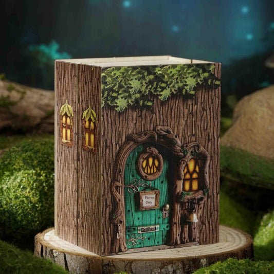 CUTEROOM Forest Wonderland dollhouse kit includes furniture for a ready-to-display scene.
