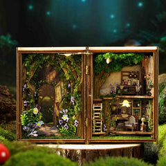 CUTEROOM Forest Wonderland dollhouse-painting sequence showcases colors for a polished finish.
