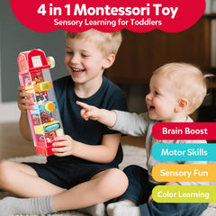 CuteZone egg drop door knob action engaging tiny fingers during pretend farm play.