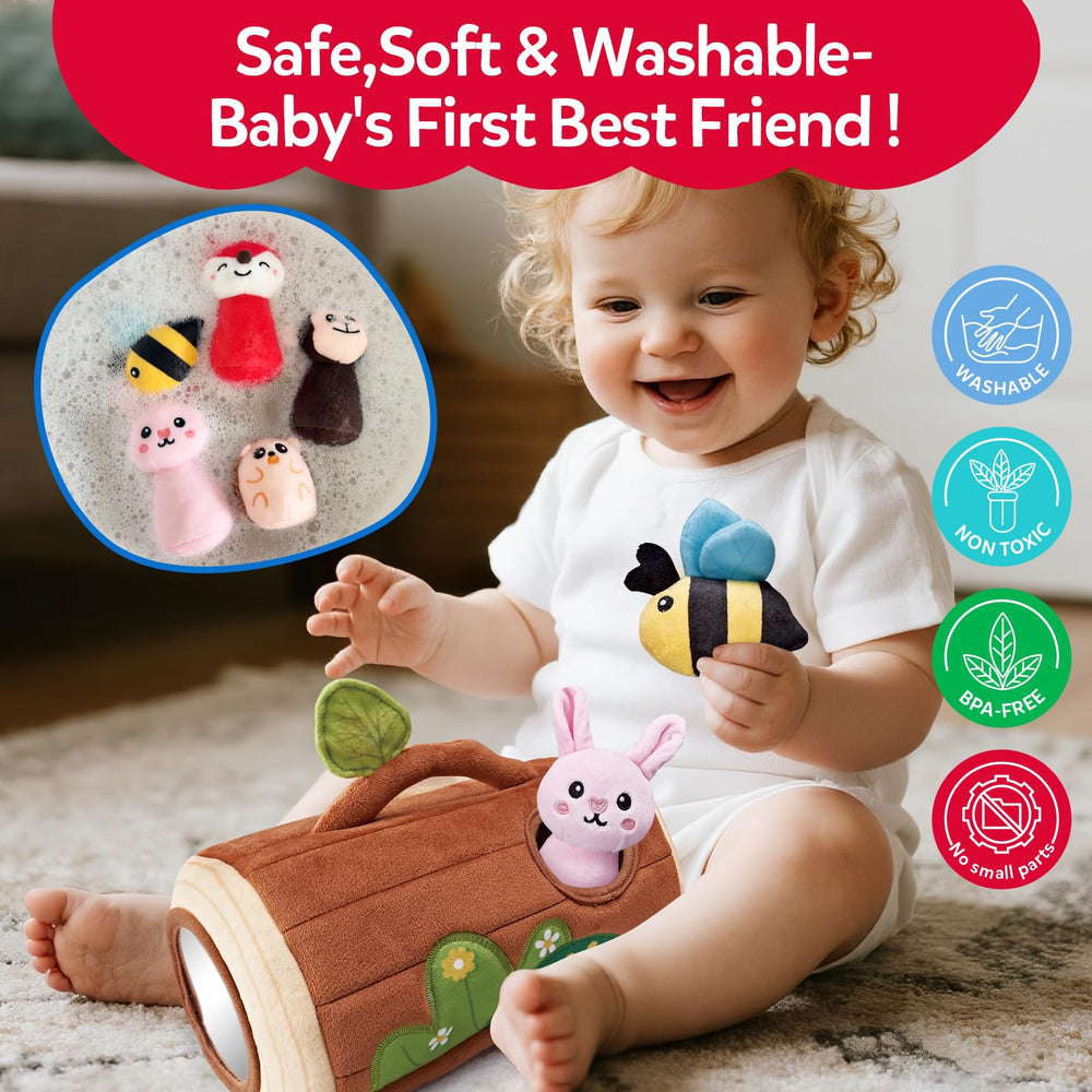 CuteZone hedgehog plush delivers rich tactile feedback with soft fur.
