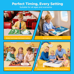 CutteeyFyry repositionable stickers help kids achieve a perfect finish.