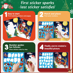 CutteeyFyry sticker detail highlights reindeer and candy cane patterns for visual delight