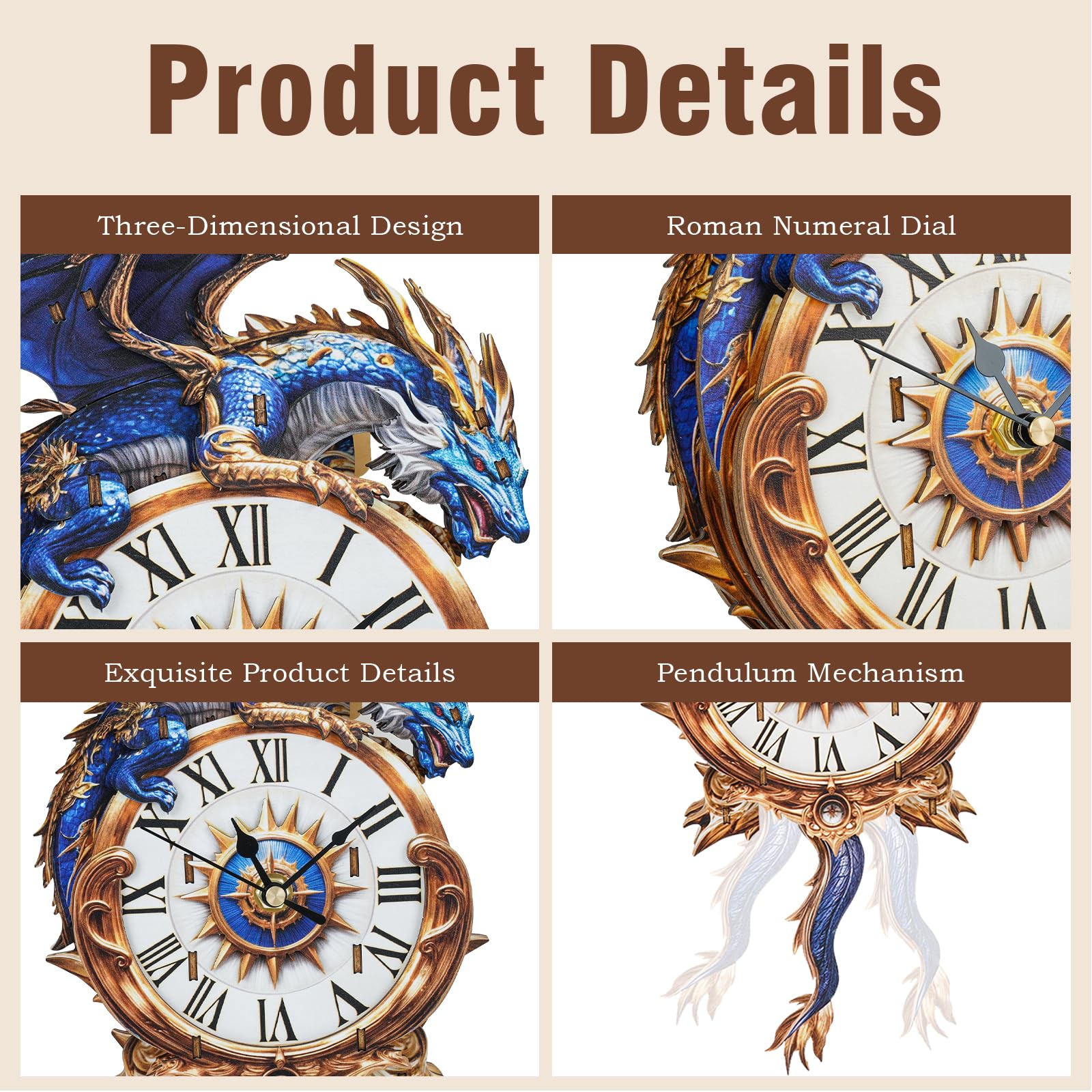 Cutywood clock instruction guide showcasing the assembly journey