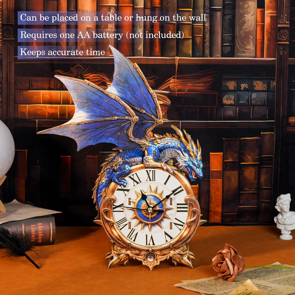 Cutywood clock roman numeral dial closeup emphasizes readable numerals and classic style