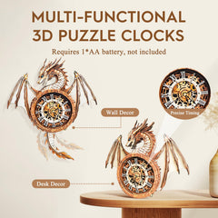 Cutywood desk office decor clock: enhances workspace with artful engineering.