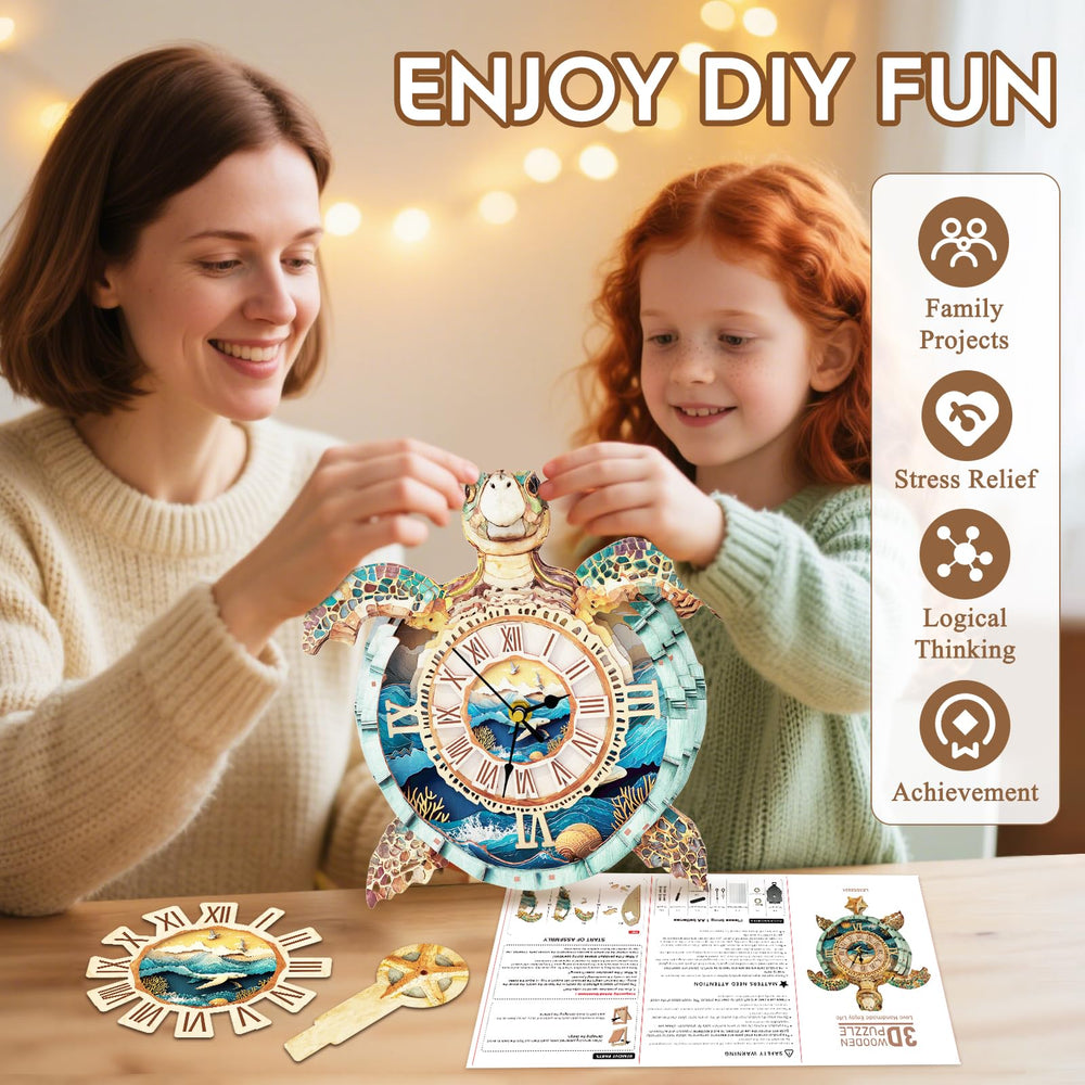 Cutywood diy-clock-kit inviting adult and teen builders