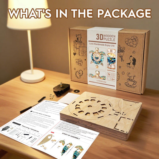 Cutywood pendulum-clock-assembly showing interactive mechanism