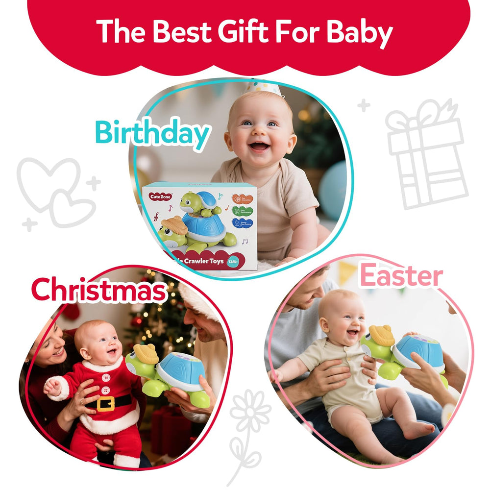CuteZone BPA-free, durable plastic with rounded edges for infant exploration