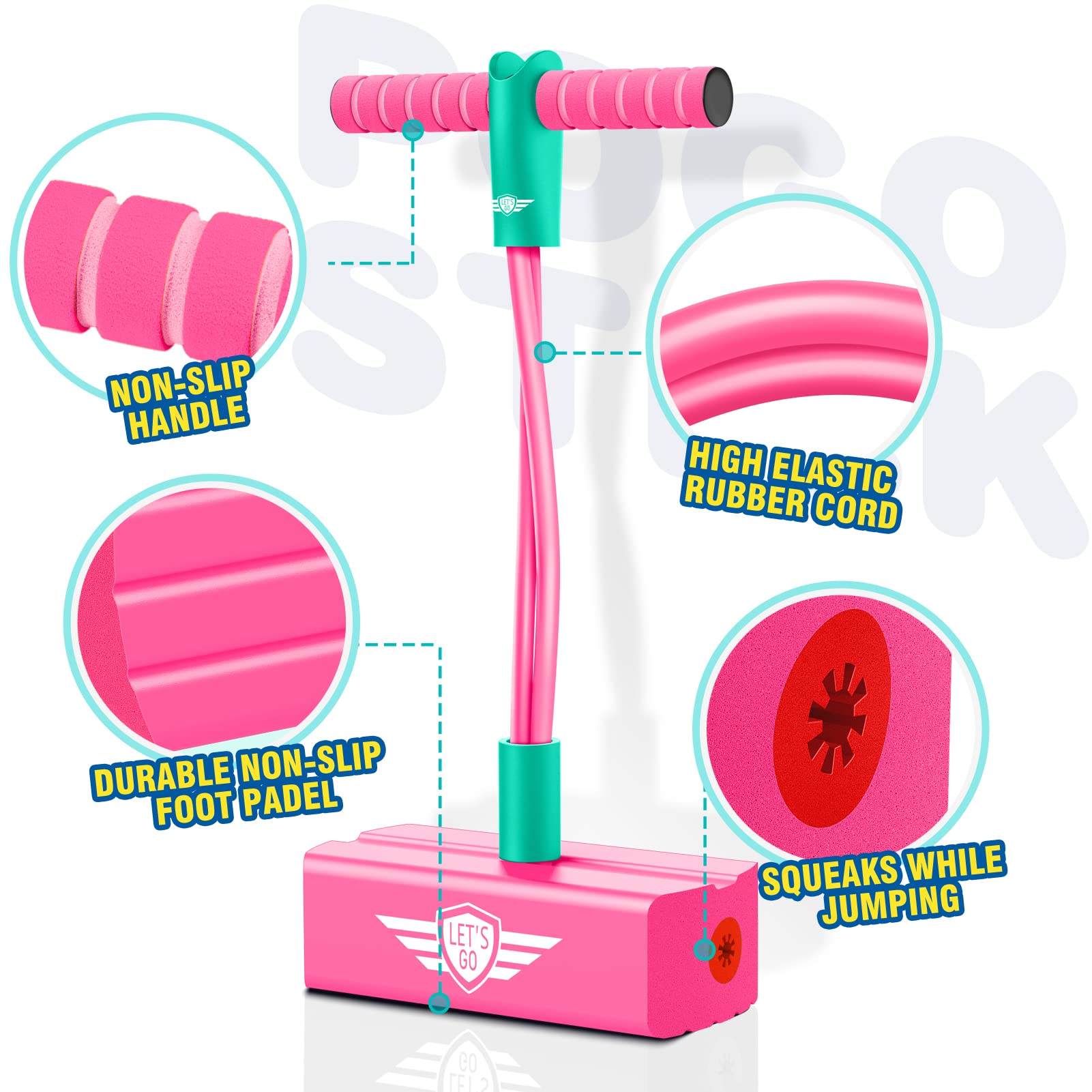 CUUGO LET'S GO! CG base-structure rose-red shows thick, durable pedestal