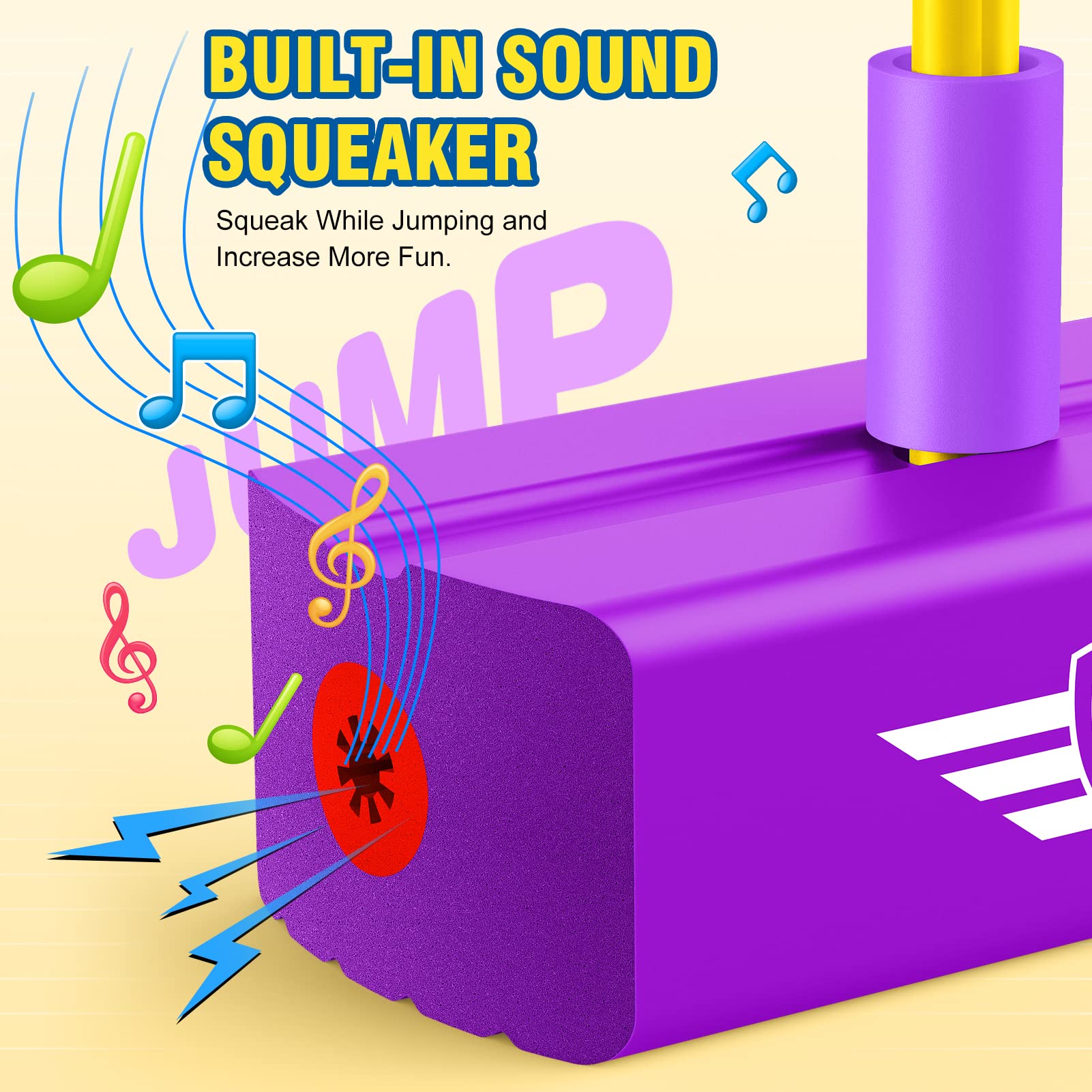 CUUGO LET'S GO! CG pogo base with thick platform for stable bouncing