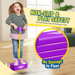 CUUGO LET'S GO! CG pogo jumper outdoor play on yard or patio