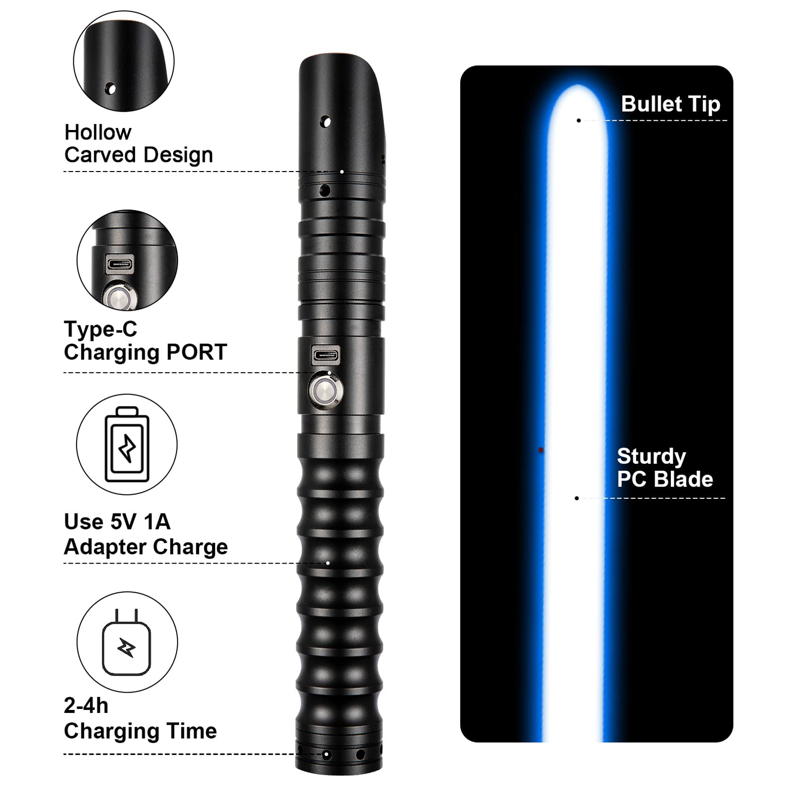 CVCBSER upgrade app lightsaber motion-control in action during dynamic duels.