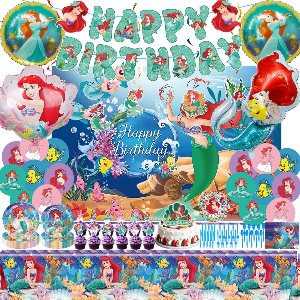 CVCXFParty cartoon birthday banner brightens party photos.