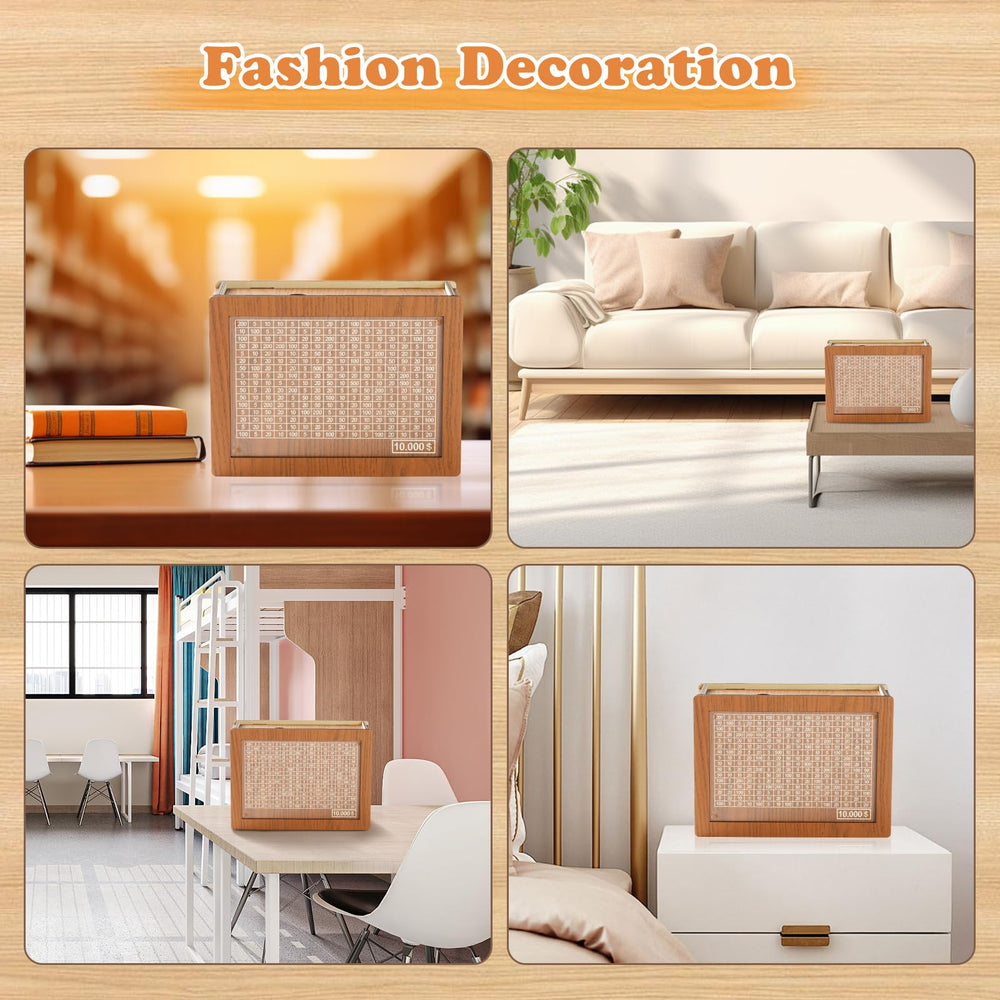 CVLDM savings box suits bedrooms or dorms as a practical focal point.