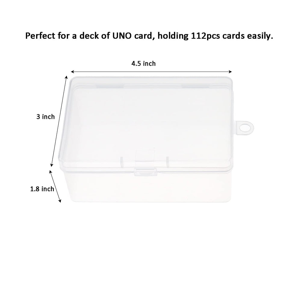 Cwdew UNO case label-friendly top view for quick card selection