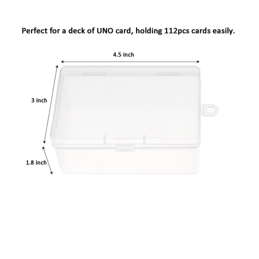 Cwdew UNO case label-friendly top view for quick card selection