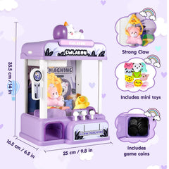 CWLAKON claw machine includes 20 mini toys for instant play