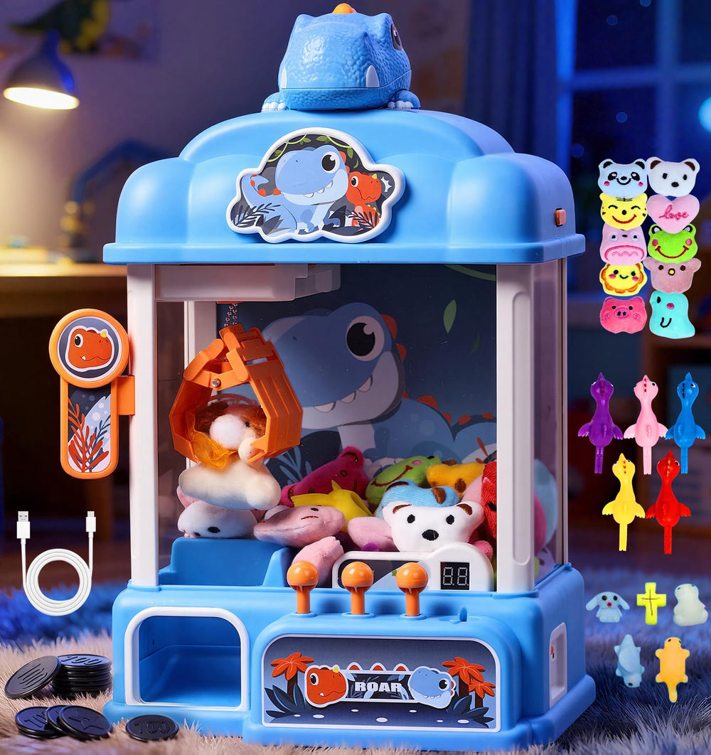 CWLAKON Claw Machine for Kids in blue offers arcade-style play at home.
