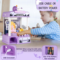 CWLAKON claw machine powered by USB or four AA batteries