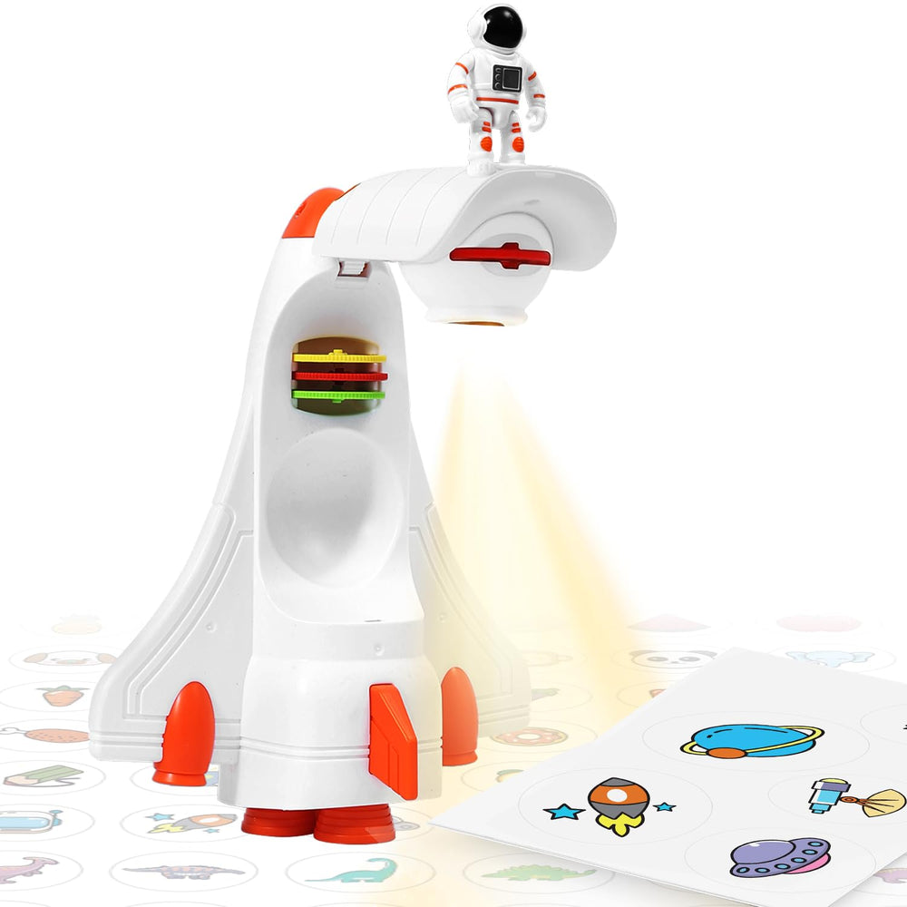 CWYQ drawing projector front view for kids, ready to trace