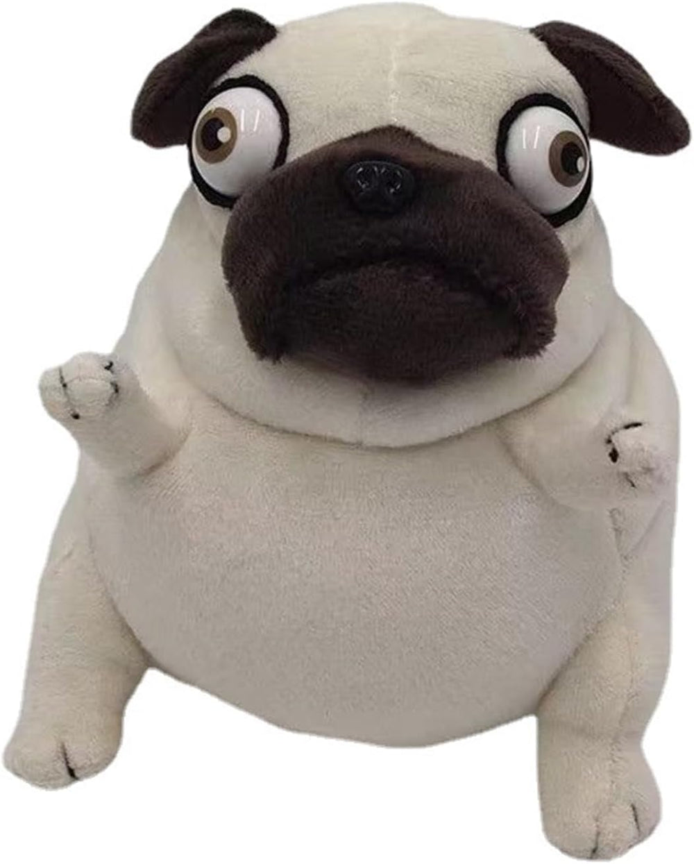 CWZY Hilarious 6-inch pug plush offers cozy hugs and playful charm.