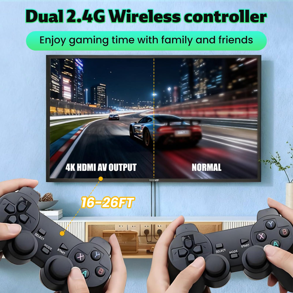 CWZZ 64GB card showing 20,000+ games ready to play.