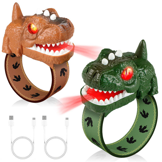 cxjoigxi Dinosaur Wrist Walkie Talkie 2-Pack keeps kids connected on hikes and camping