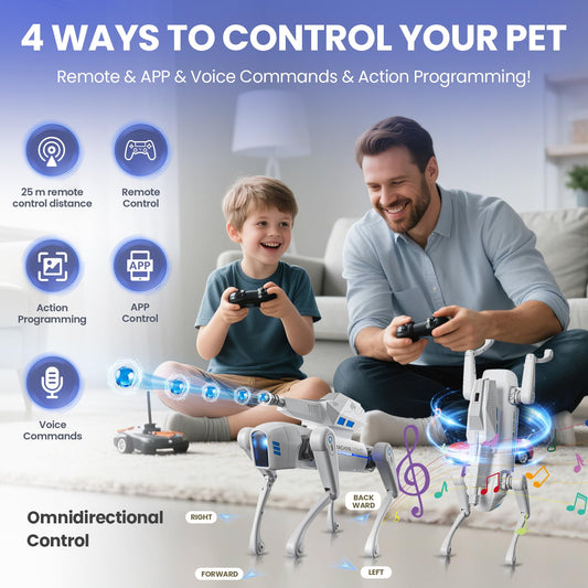 cxjoigxi Smart Robot Dog demonstrates dance tricks for creative fun