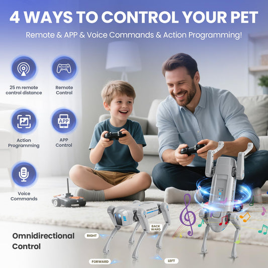 cxjoigxi smart robot dog dancing sequence for family fun