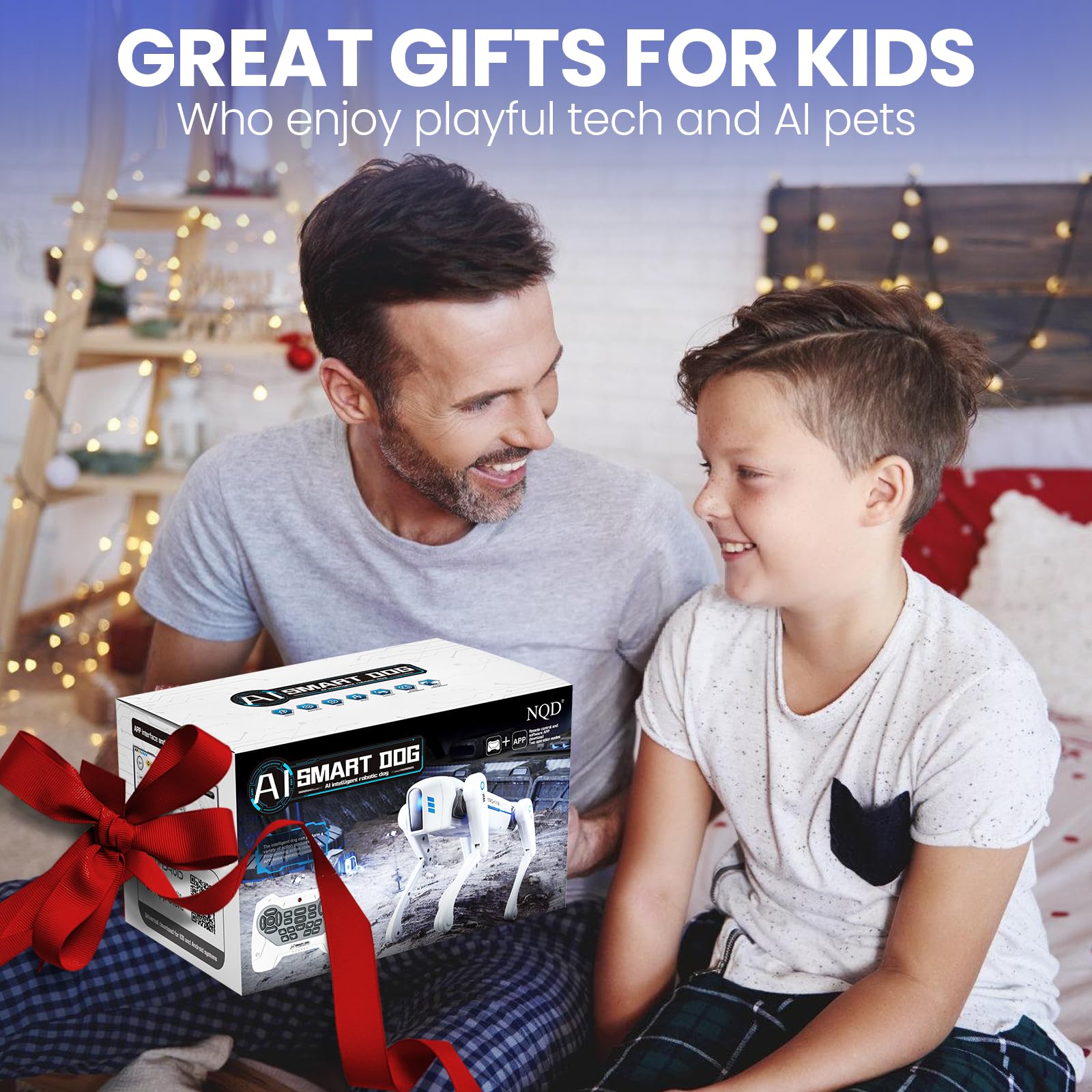 cxjoigxi smart robot dog rechargeable battery for long play sessions