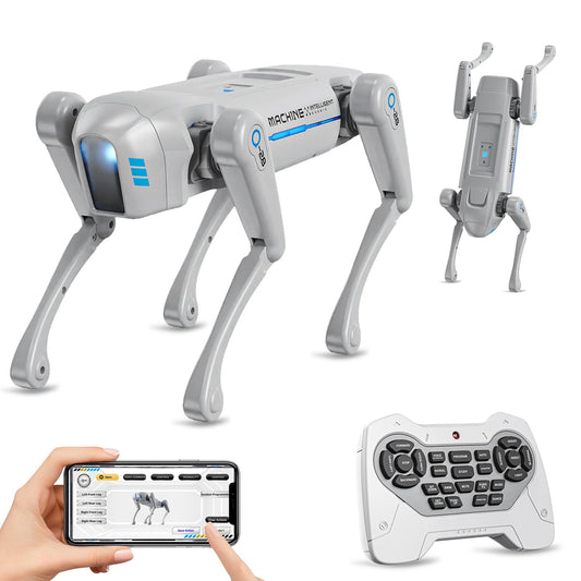 cxjoigxi smart robot dog walking action for interactive play and exploration