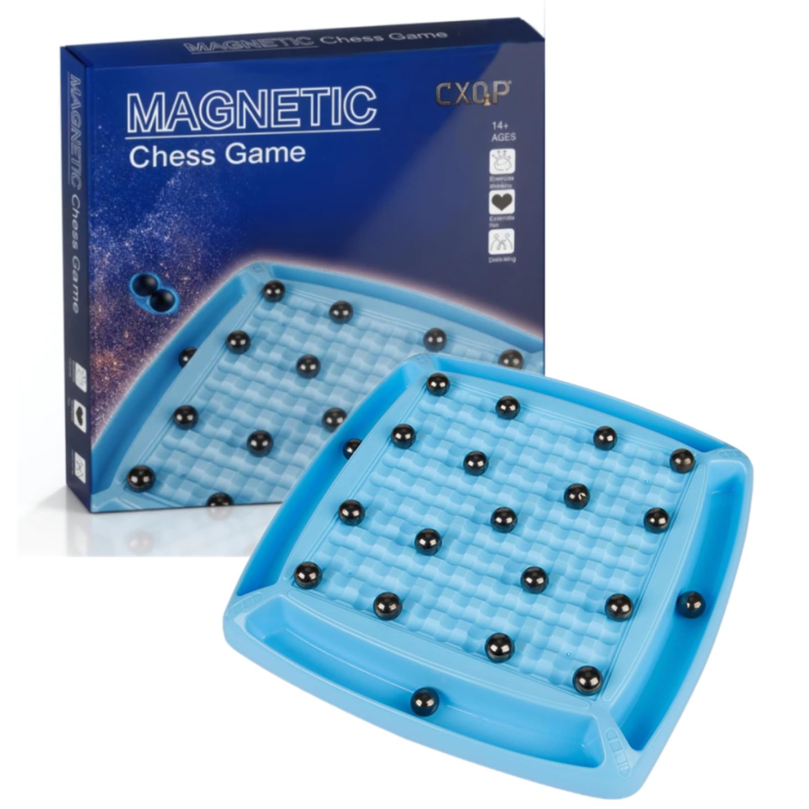 CXQP magnet chess board for family play and strategic focus