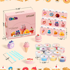 CyAJM 12-box color packaging highlighting organized compartments for mess-free art sessions.