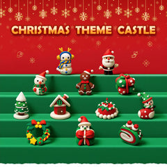 CyAJM family crafting session featuring Christmas clay models
