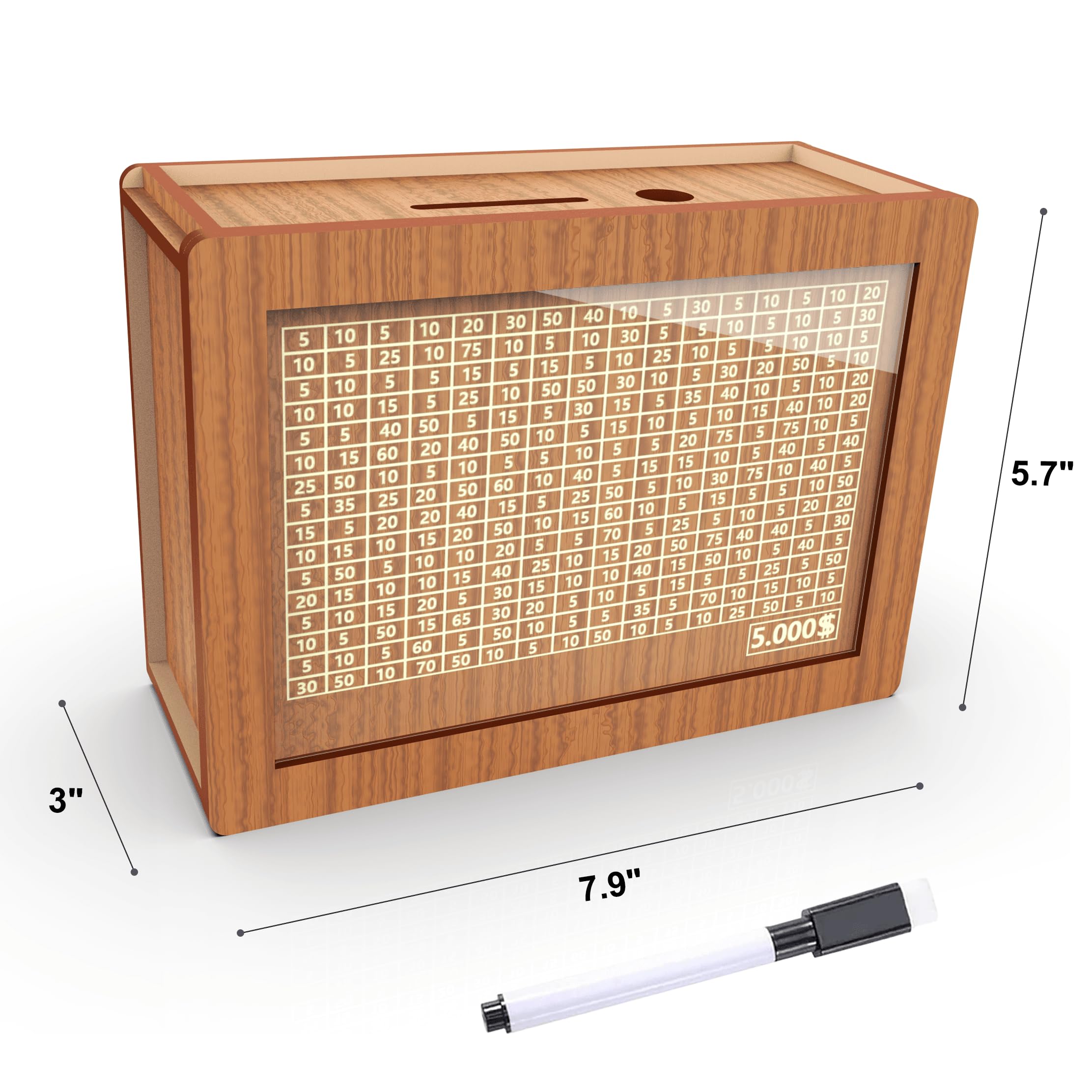 CYANLUX money saving companion supports cash storage and counting