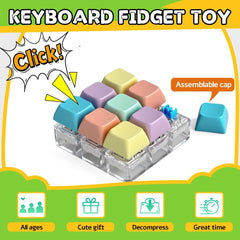 Cybemaga keyboard clicker toy boosts desk engagement and sensory work.