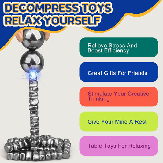 Cybemaga magnetic putty with 26-inch magnet balls for tactile play