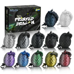 Cybermaker black dragon egg collection adds dramatic decor and display-worthy presence.