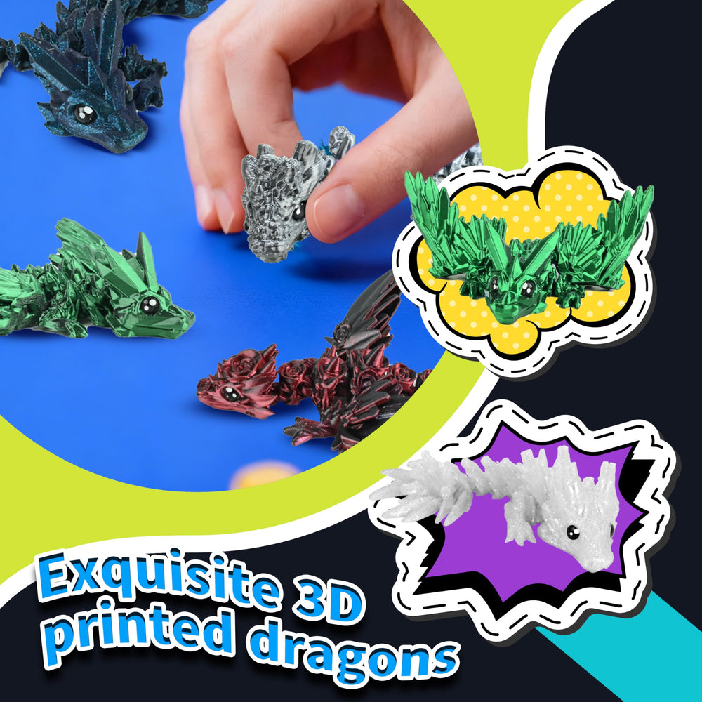 Cybermaker Crystal Dragon makes for a great gift, party favor, or desk toy.