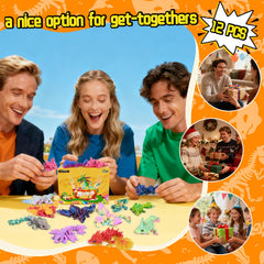 Cybermaker dragons flexible poses support creative storytelling and tactile exploration