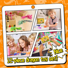 Cybermaker dragons fully articulated joints allow dynamic posing for imaginative play