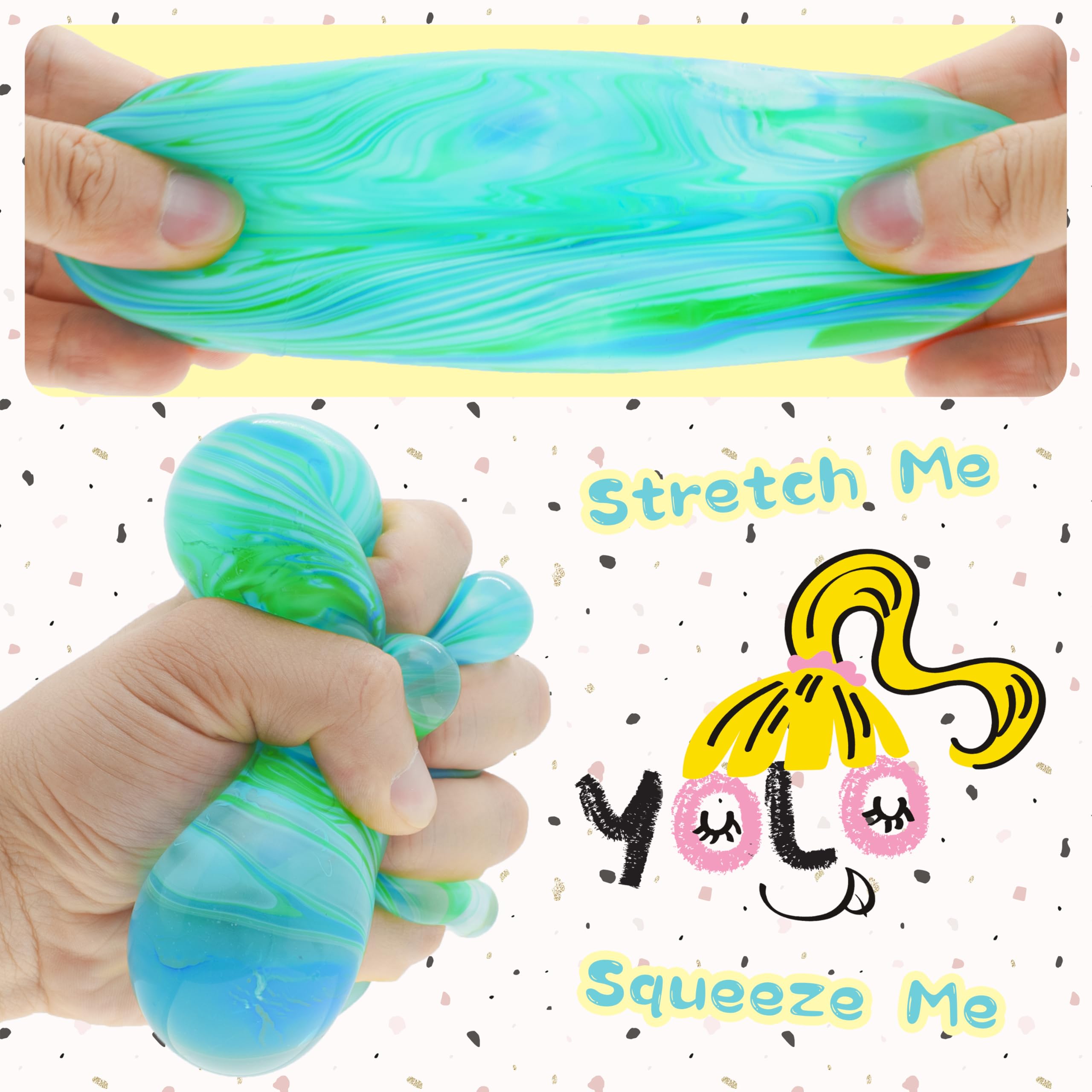 CYICTOY high-density core: durable squish that returns quickly.