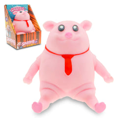 CYICTOY pink pig squishy toy offers tactile relief for kids and adults, aiding focus.