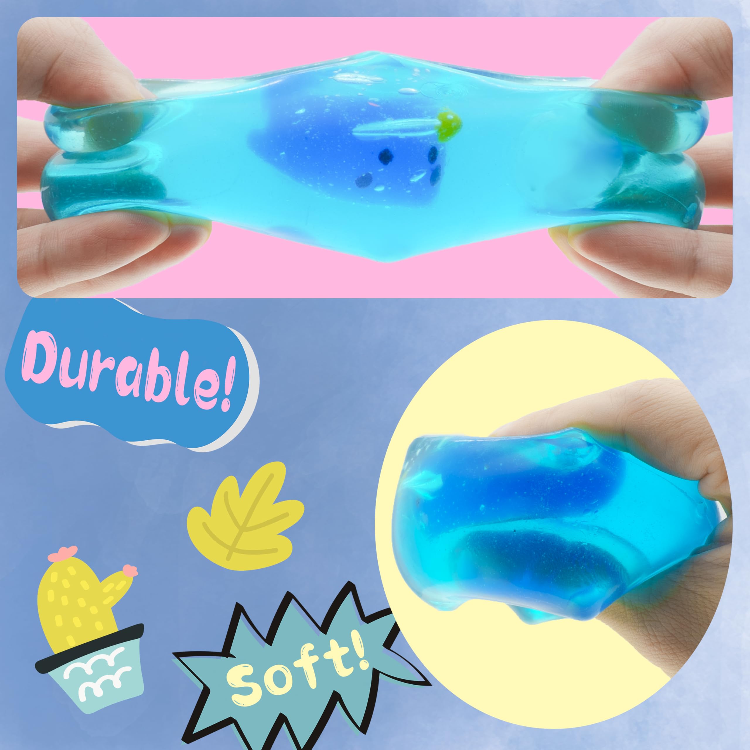 CYICTOY squishy sensory cube with soft maltose filling for focus and calm