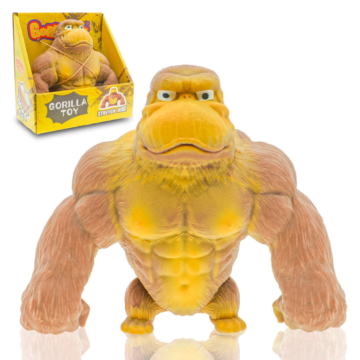 CYICTOY Stretchy Monkey toy close-up; squishy texture for stress relief
