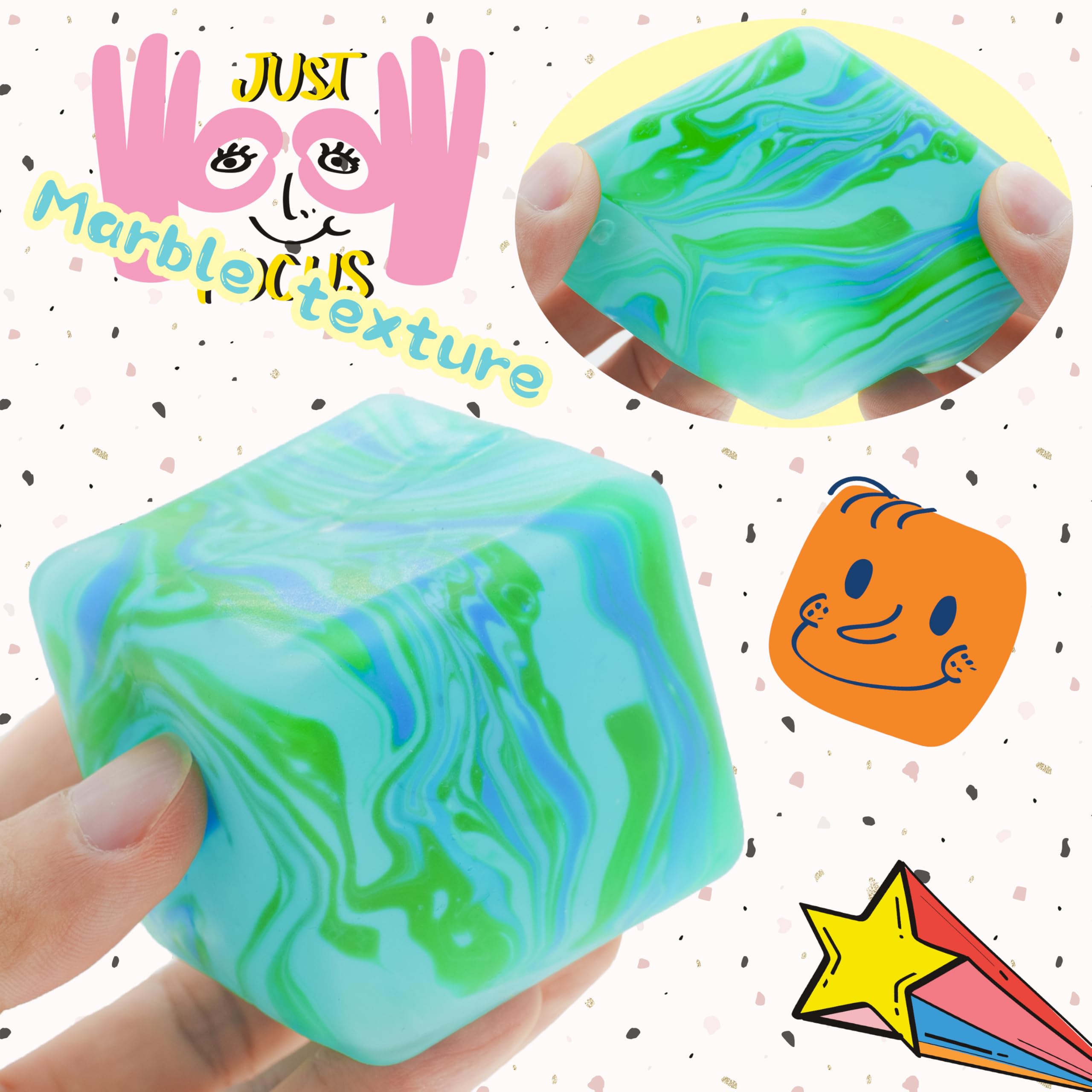 CYICTOY sugar balls texture: soft, satisfying squeezes for calm moments.
