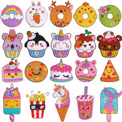 Cymbana Diamond Painting Kit Cupcake design for kids' creativity and focus.