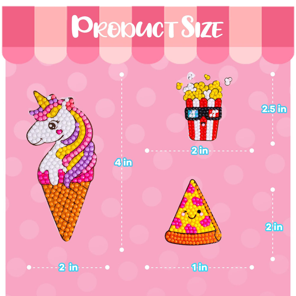 Cymbana Diamond Painting Kit Popcorn design for cozy at-home crafting.