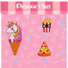 Cymbana Diamond Painting Kit Popcorn design for cozy at-home crafting.