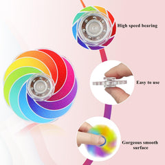 Cymeray spinner with metal bearings and durable acrylic for long-lasting use.